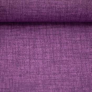 Preview: 50x70 cm Zuschnitt Baumwolle beschichtet Uni Lila meliert Charly by Swafing